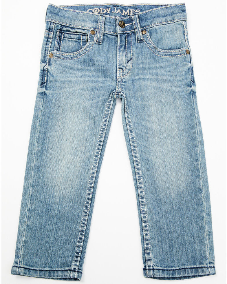 Cody James Toddler-Boys' Crupper Wash Slim Straight Jeans, Blue, hi-res