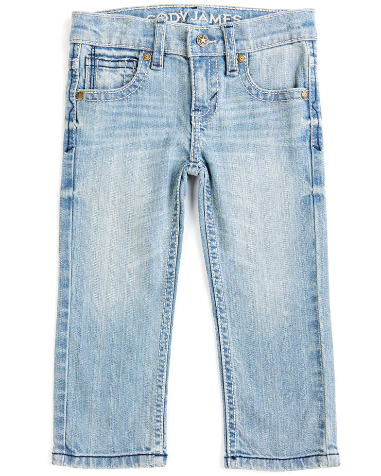 Cody James Toddler-Boys' Crupper Wash Slim Straight Jeans, Blue, hi-res