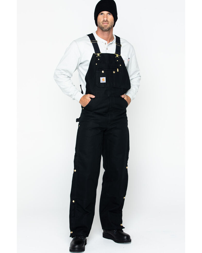 Carhartt Quilt Lined Duck Bib Overalls Reg Big Up To 50 Waist
