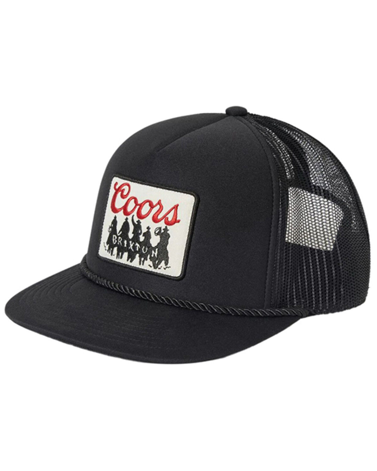 Image #1 - Brixton X Coors Men's Coors Bandit Ball Cap, Black, hi-res