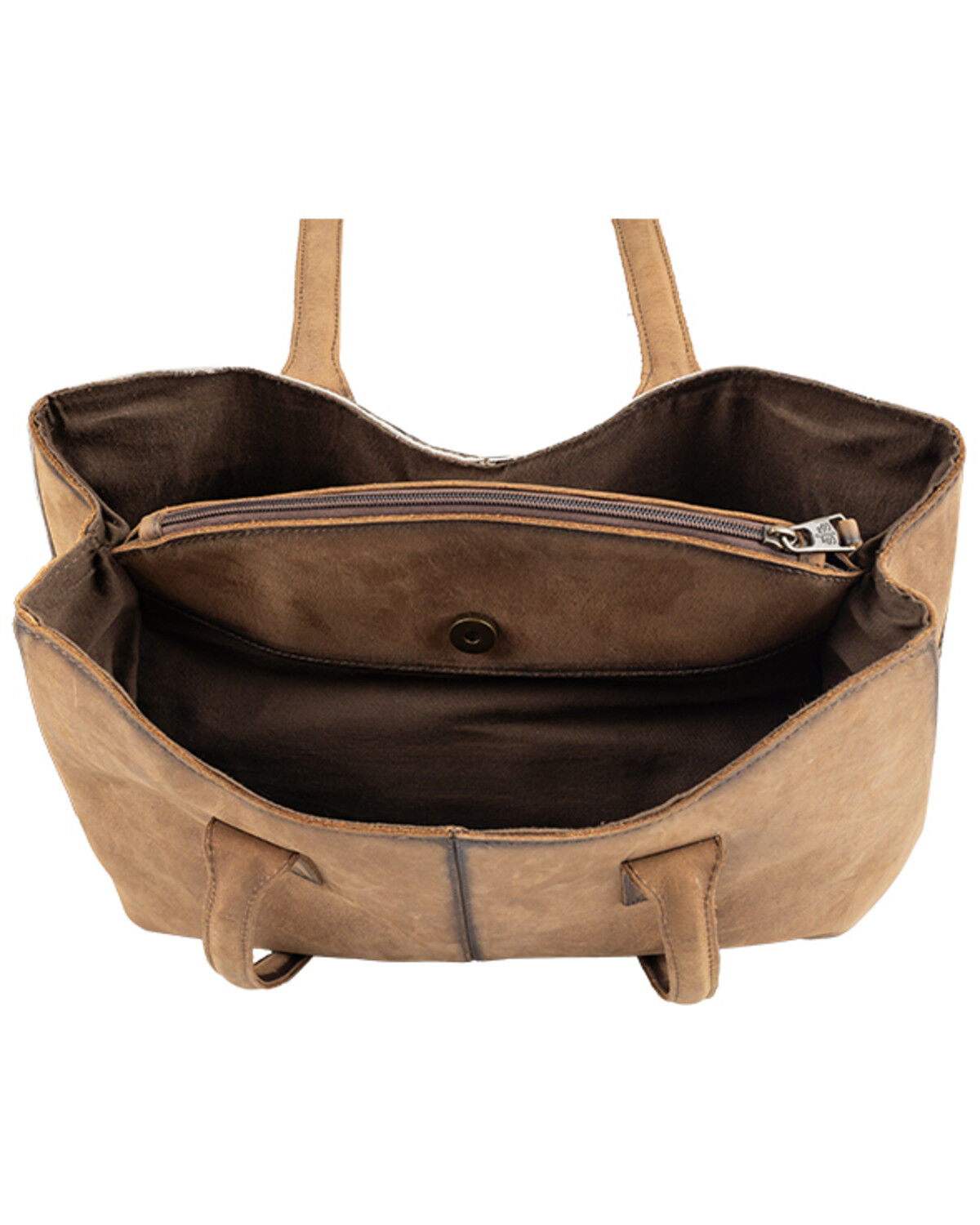 Image #5 - STS Ranchwear By Carroll Josie Cowhide Tote Bag, Brown, hi-res