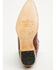 Image #7 - Circle G Women's Spiral Embroidered Tall Western Boots - Snip Toe, Wine, hi-res