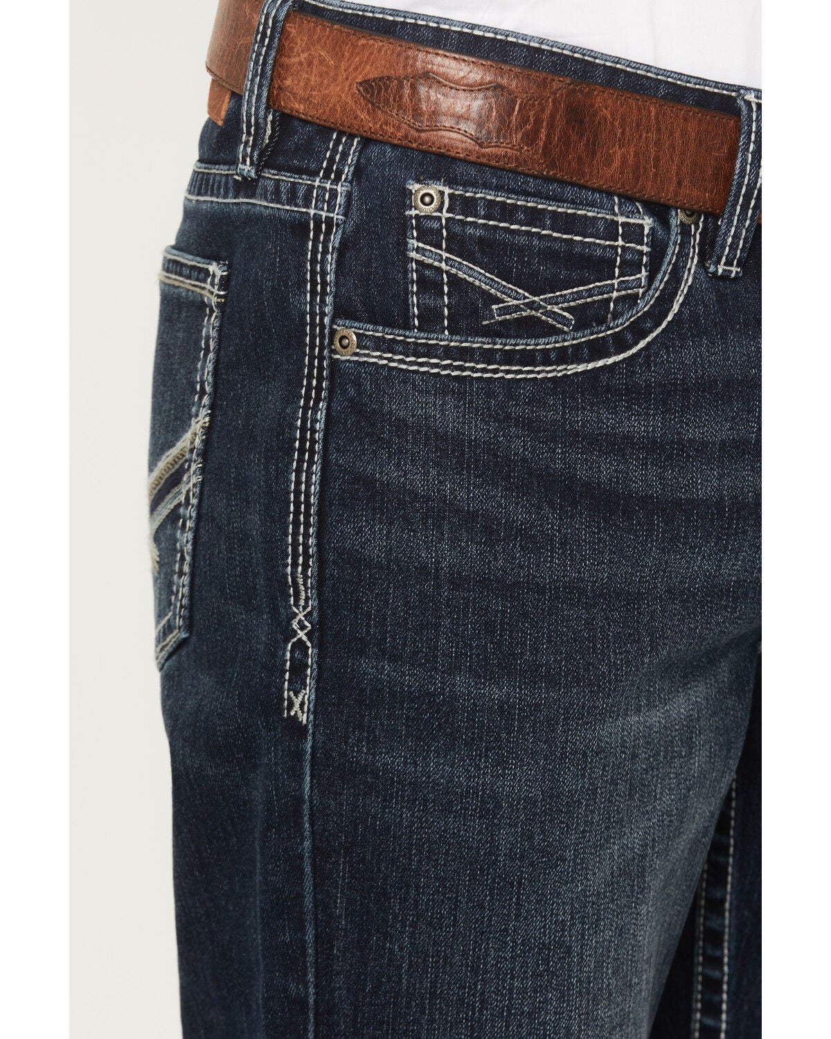 Image #2 - Cody James Men's Buster Wash Jackson Slim Straight Stretch Denim Jeans, Dark Wash, hi-res