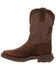 Image #3 - Durango Boys' Lil' Rebel western Boots - Broad Square Toe , Brown, hi-res