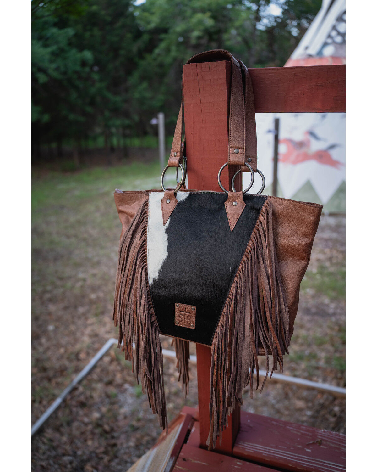 Image #6 - STS Ranchwear By Carroll Women's Indie Tote Bag, Brown, hi-res