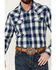 Image #3 - Cody James Men's Buffalo Plaid Print Long Sleeve Snap Western Flannel Shirt - Tall, , hi-res