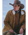 Image #1 - Outback Trading Co Women's Tan Canvas Juniper Fleece Hooded Jacket, Tan, hi-res