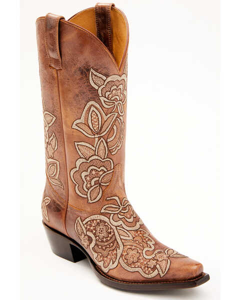 Shyanne Women's Sienna Western Boots - Snip Toe, Tan, hi-res