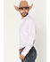 Image #2 - Wrangler X Cody Johnson Men's Geo Print Long Sleeve Button-Down Western Shirt, Light Purple, hi-res