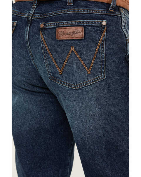 Image #4 - Wrangler Retro Men's Medium Wash Slim Straight Stretch Jeans, Medium Wash, hi-res