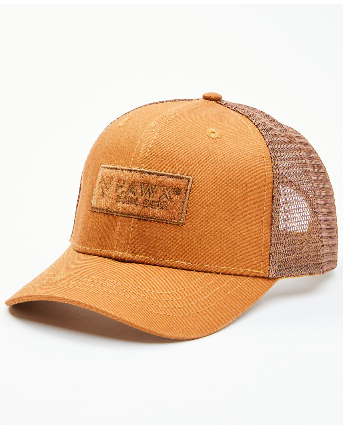 Image #1 - Hawx Men's Logo Patch Ball Cap, Pecan, hi-res