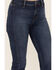Image #2 - Shyanne Women's Luna High Rise Flare Stretch Denim Jeans, Dark Wash, hi-res