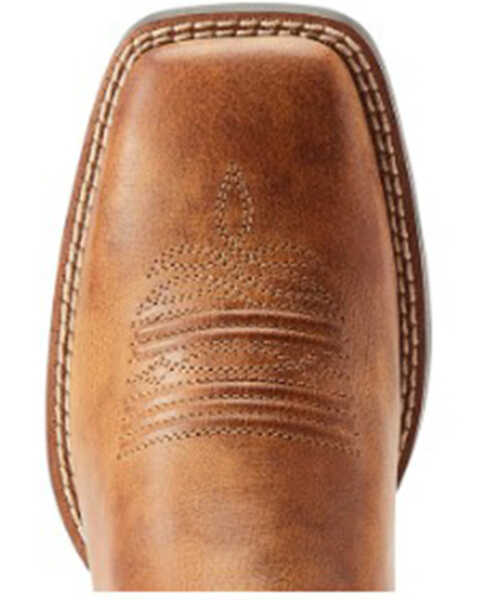Image #4 - Ariat Women's Round Up Back Zip Western Boots - Broad Square Toe, Brown, hi-res