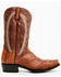 Image #2 - Dan Post Men's Exotic Ostrich Leg Western Boots - Snip Toe , Cognac, hi-res