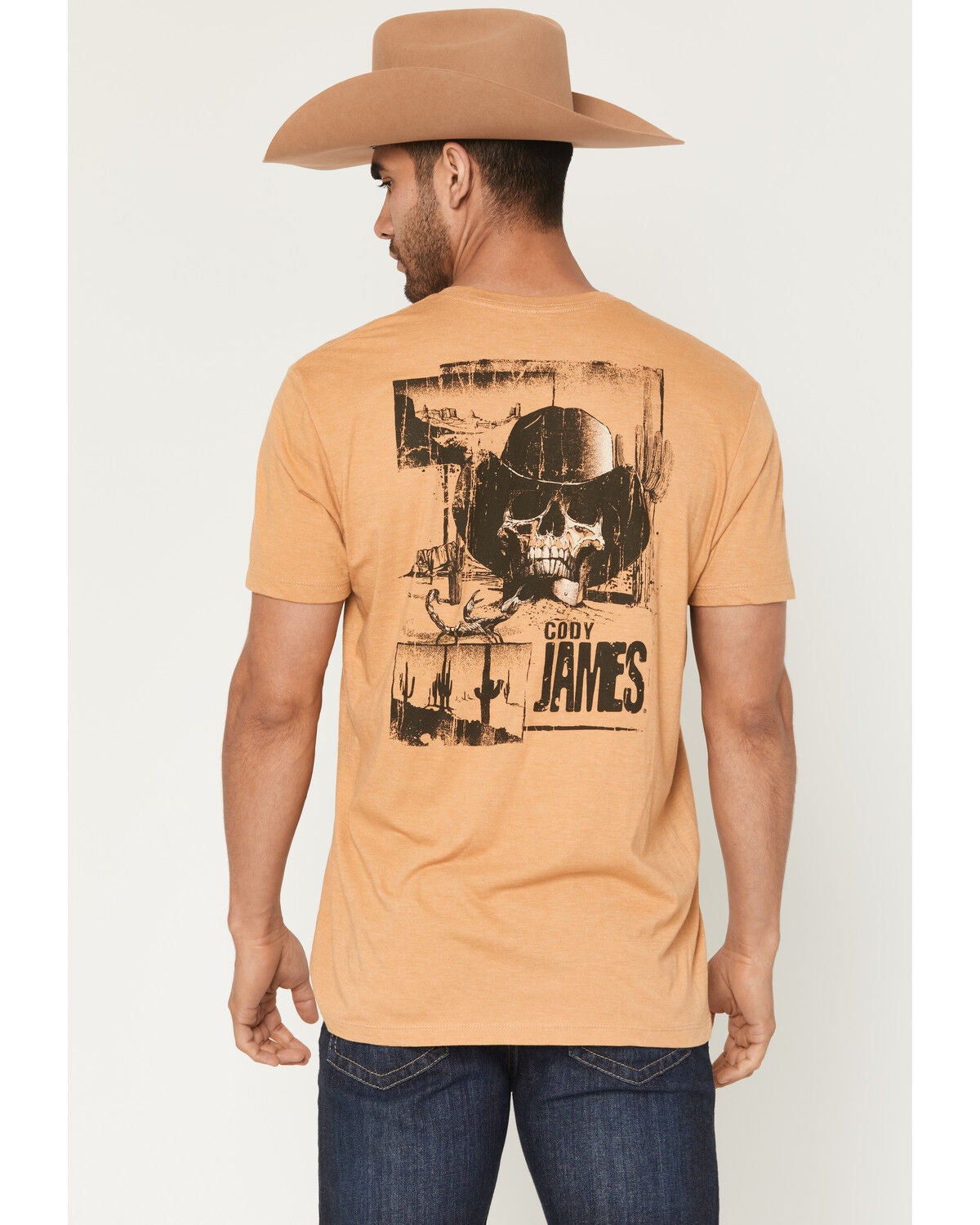 Cody James Men's Scorpion Short Sleeve Graphic T-Shirt, Gold, hi-res