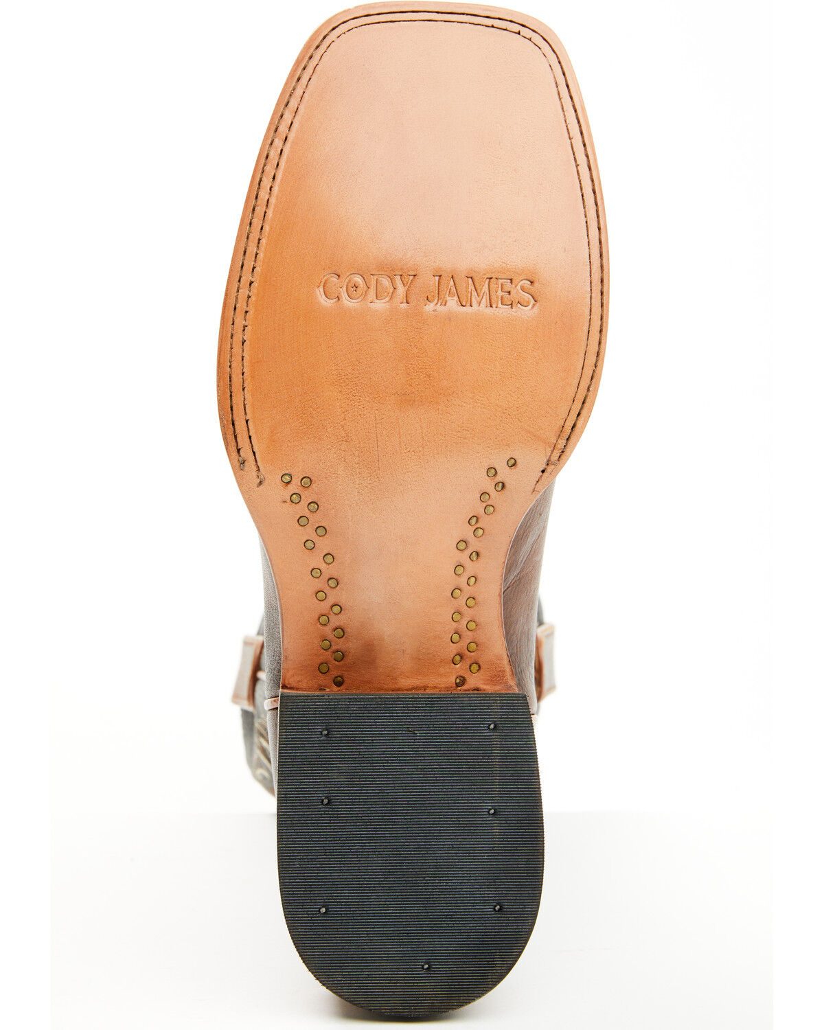 Image #7 - Cody James Men's Montana Western Boots - Broad Square Toe, Brown, hi-res