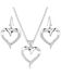 Image #1 - Montana Silversmiths Women's Divine Affection Jewelry Set - 2 Piece, Silver, hi-res