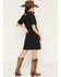 Image #4 - Levi's Women's Rinoa Short Sleeve Snap Denim Mini Dress, Black, hi-res