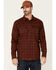Image #1 - Cody James Men's FR Southwestern Plaid Print Long Sleeve Snap Work Shirt, Wine, hi-res