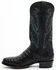 Image #3 - El Dorado Men's Exotic Caiman Western Boots - Round Toe, Black, hi-res