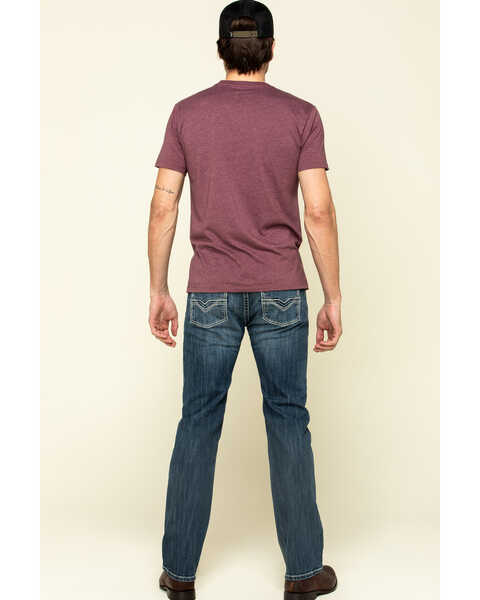 Image #1 - Rock & Roll Denim Men's Revolver Stretch Slim Straight Jeans , Blue, hi-res
