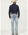 Image #3 - RANK 45® Men's Ambush Slim Straight Stretch Denim Jeans, Light Wash, hi-res