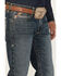 Image #2 - Ariat Men's M5 Durazno Stretch Stackable Straight Jean, Blue, hi-res