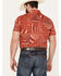 Image #4 - Pendleton Men's Laramie Bandana Print Short Sleeve Western Snap Shirt, Red, hi-res