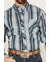 Image #3 - Cowboy Hardware Men's Gradient Plaid Print Long Sleeve Button Down Western Shirt, Blue, hi-res