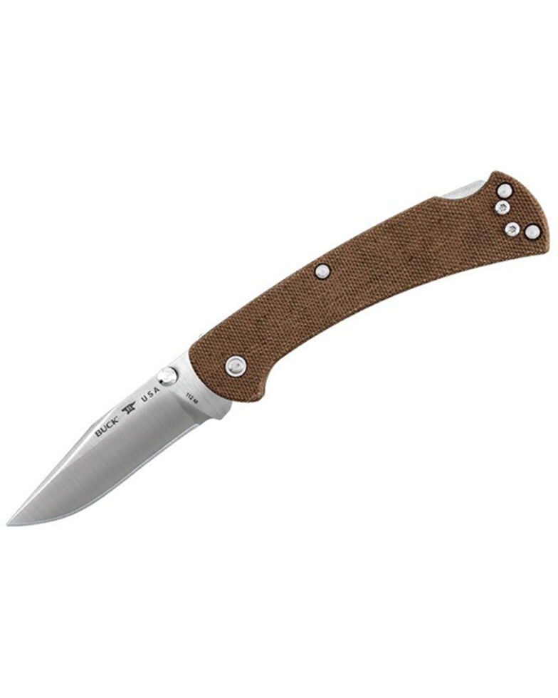 Buck Knives 112 Slim Pro Knife, Brown, hi-res