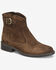 Image #1 - Born Women's Charlie Booties - Round Toe, Chocolate, hi-res