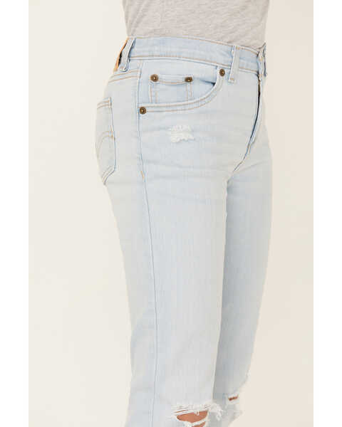 Image #2 - Levi's Girls' Light Wash Afterglow Classic Bootcut Jeans , Blue, hi-res
