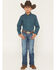 Image #1 - Wrangler 20X Boys' Dark Wash Slim Bootcut Stretch Denim Jeans, Dark Wash, hi-res