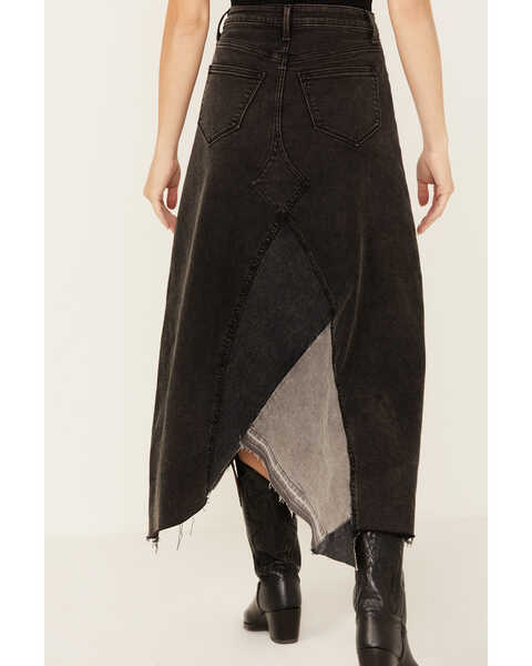 Image #4 - Driftwood Women's Katie Denim Midi Skirt , Black, hi-res