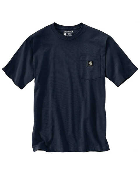 Image #2 - Carhartt Men's Loose Fit Heavyweight Short Sleeve Camo Graphic T-Shirt , Navy, hi-res