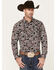Image #1 - Cody James Men's Johnny Ringo Long Sleeve Snap Western Shirt, Red, hi-res