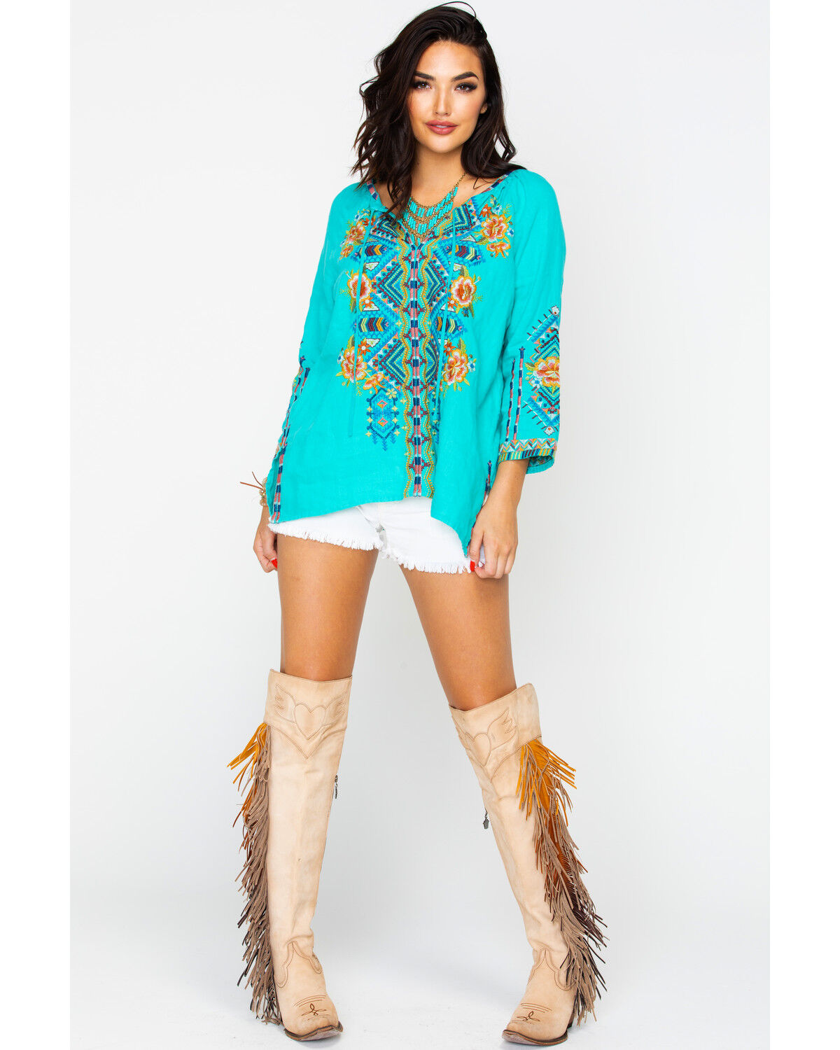 johnny was sentrie peasant blouse