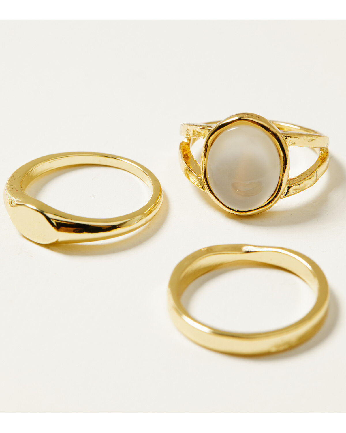Image #3 - Shyanne Women's Horseshoe Ring Set - 5 Piece, Gold, hi-res
