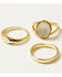Image #3 - Shyanne Women's Horseshoe Ring Set - 5 Piece, Gold, hi-res
