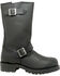 Ad Tec Men's Heavy Duty 13" Engineer Boots - Round Toe, Black, hi-res
