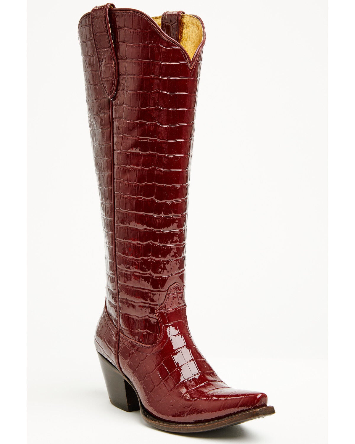 Image #1 - Ariat Women's Casanova Crocodile Print Tall Western Boots - Snip Toe, , hi-res