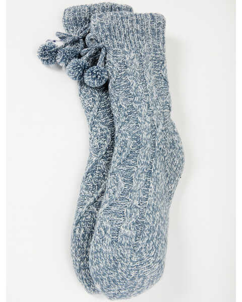 Image #1 - Idyllwind Women's Fernbook Cozy Sock, Blue, hi-res