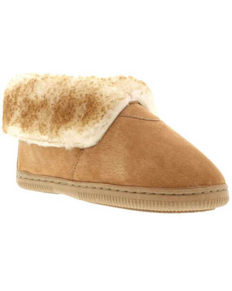 Lamo Footwear Girls' Faux Fur Boots , Chestnut, hi-res