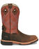 Justin Men's Dalhart Waterproof Western Work Boots - Soft Toe, Brown, hi-res