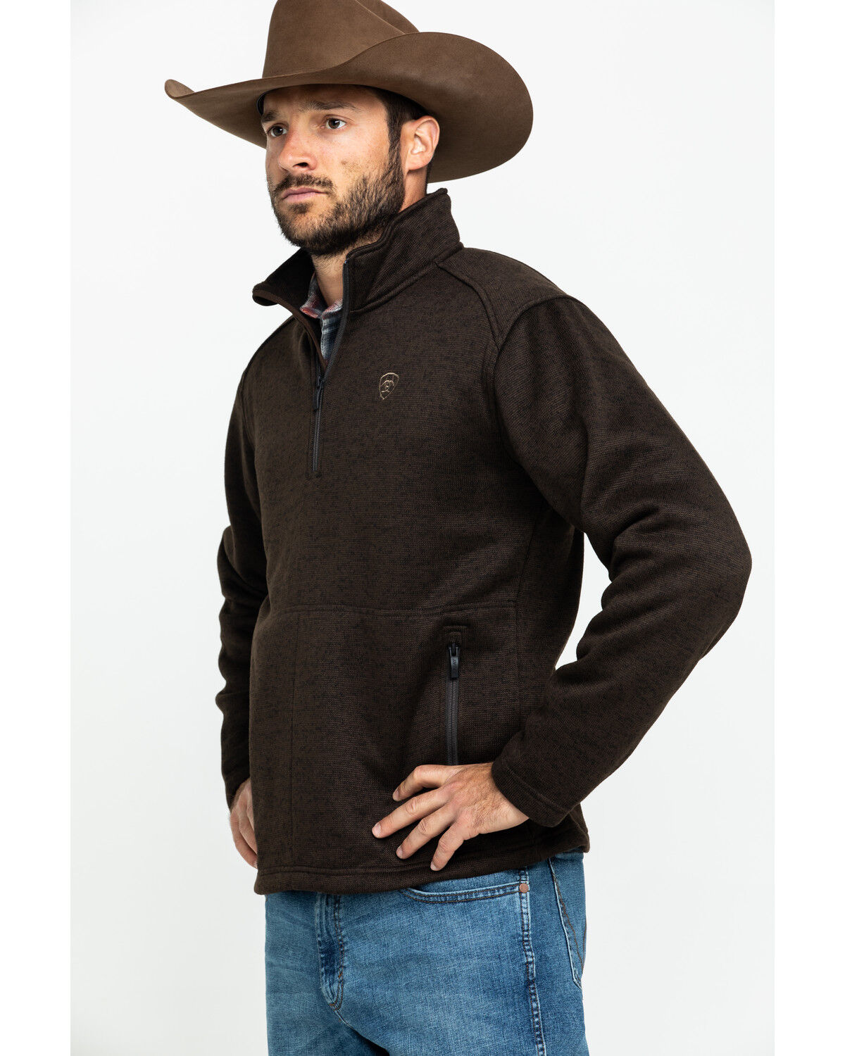 ariat men's quarter zip
