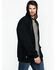 Image #3 - Hawx Men's Zip-Front Thermal Lined Hooded Jacket - Tall , Black, hi-res