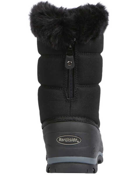 Image #4 - Northside Women's Ava Insulated Winter Snow Work Boots - Round Toe, Black, hi-res