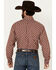 Image #4 - Ariat Men's Nevil Southwestern Print Long Sleeve Button-Down Shirt, Wine, hi-res