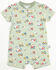 Image #1 - Rugged Bear Infant Boys' Farm Print Onesie, Green, hi-res