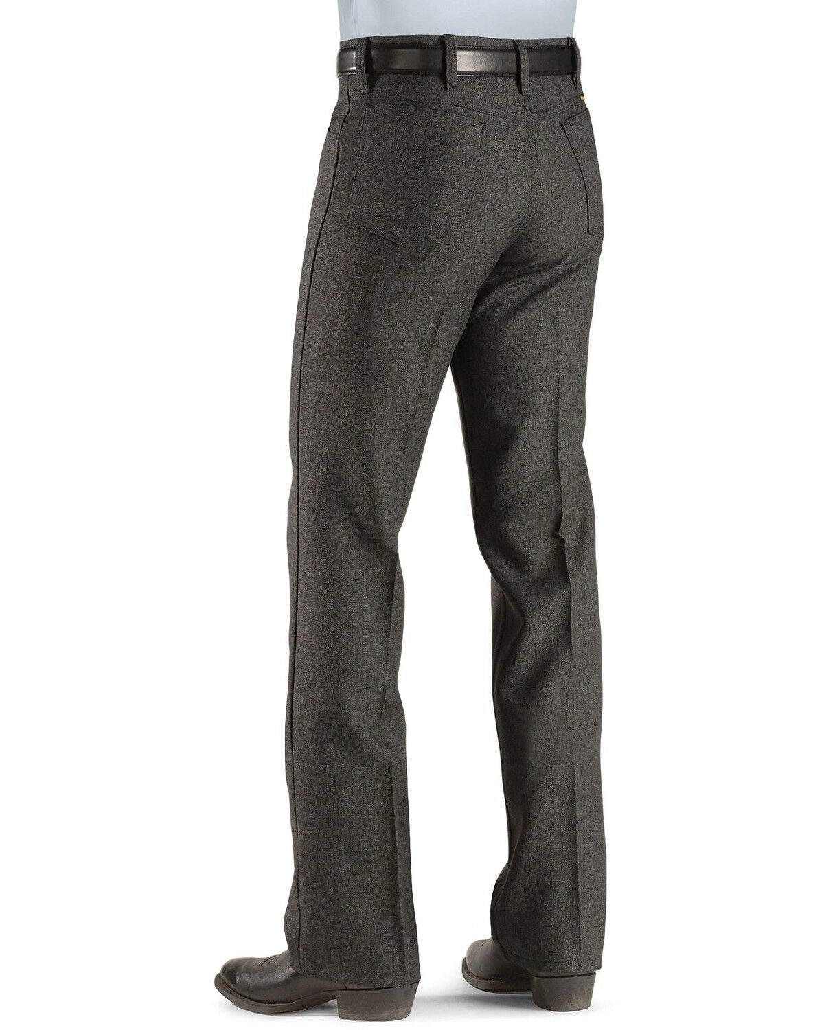 Image #1 - Wrangler Wrancher Dress Jeans, Hthr Charcoal, hi-res